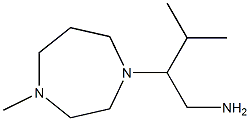 3-methyl-2-(4-methyl-1,4-diazepan-1-yl)butan-1-amine,,结构式