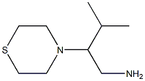 3-methyl-2-(thiomorpholin-4-yl)butan-1-amine Struktur