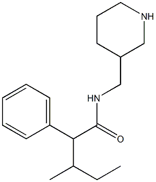 3-methyl-2-phenyl-N-(piperidin-3-ylmethyl)pentanamide Structure