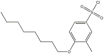 3-methyl-4-(octyloxy)benzene-1-sulfonyl chloride|