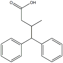 3-methyl-4,4-diphenylbutanoic acid,,结构式