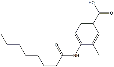  3-methyl-4-octanamidobenzoic acid