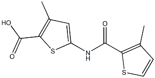 3-methyl-5-{[(3-methylthien-2-yl)carbonyl]amino}thiophene-2-carboxylic acid|