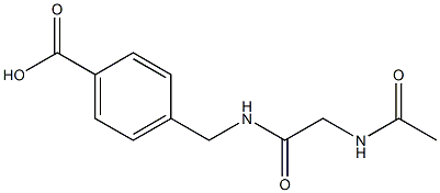 4-({[(acetylamino)acetyl]amino}methyl)benzoic acid