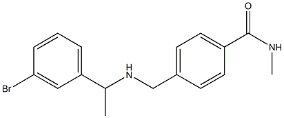 4-({[1-(3-bromophenyl)ethyl]amino}methyl)-N-methylbenzamide