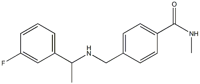 4-({[1-(3-fluorophenyl)ethyl]amino}methyl)-N-methylbenzamide