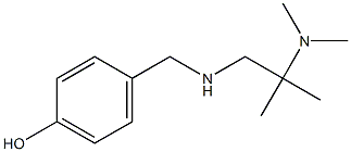 4-({[2-(dimethylamino)-2-methylpropyl]amino}methyl)phenol,,结构式