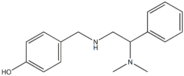 4-({[2-(dimethylamino)-2-phenylethyl]amino}methyl)phenol|