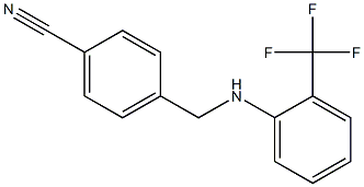 4-({[2-(trifluoromethyl)phenyl]amino}methyl)benzonitrile|