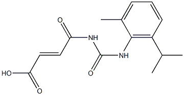 4-({[2-methyl-6-(propan-2-yl)phenyl]carbamoyl}amino)-4-oxobut-2-enoic acid