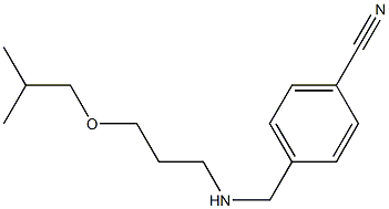 4-({[3-(2-methylpropoxy)propyl]amino}methyl)benzonitrile