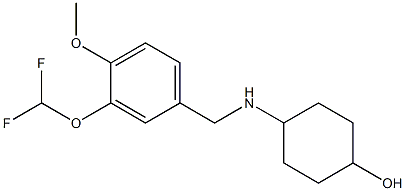 4-({[3-(difluoromethoxy)-4-methoxyphenyl]methyl}amino)cyclohexan-1-ol|