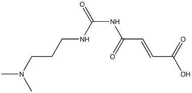  4-({[3-(dimethylamino)propyl]carbamoyl}amino)-4-oxobut-2-enoic acid