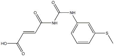 4-({[3-(methylsulfanyl)phenyl]carbamoyl}amino)-4-oxobut-2-enoic acid