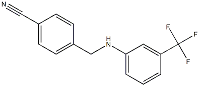 4-({[3-(trifluoromethyl)phenyl]amino}methyl)benzonitrile