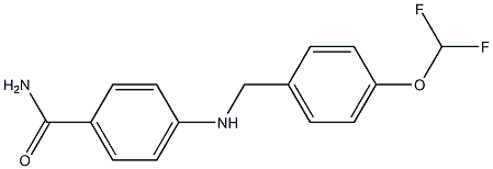 4-({[4-(difluoromethoxy)phenyl]methyl}amino)benzamide