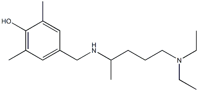 4-({[5-(diethylamino)pentan-2-yl]amino}methyl)-2,6-dimethylphenol