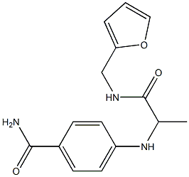 4-({1-[(furan-2-ylmethyl)carbamoyl]ethyl}amino)benzamide