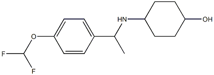  4-({1-[4-(difluoromethoxy)phenyl]ethyl}amino)cyclohexan-1-ol