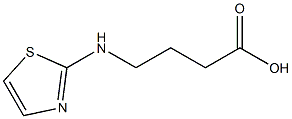 4-(1,3-thiazol-2-ylamino)butanoic acid,,结构式