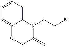 4-(2-bromoethyl)-2H-1,4-benzoxazin-3(4H)-one 化学構造式