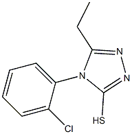 4-(2-chlorophenyl)-5-ethyl-4H-1,2,4-triazole-3-thiol Structure