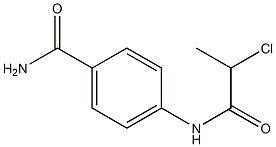 4-(2-chloropropanamido)benzamide