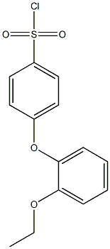 4-(2-ethoxyphenoxy)benzene-1-sulfonyl chloride Struktur