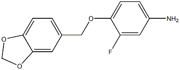  4-(2H-1,3-benzodioxol-5-ylmethoxy)-3-fluoroaniline