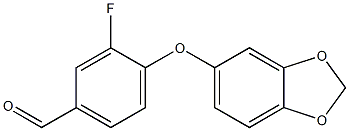 4-(2H-1,3-benzodioxol-5-yloxy)-3-fluorobenzaldehyde