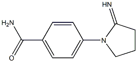 4-(2-iminopyrrolidin-1-yl)benzamide Structure
