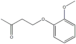 4-(2-methoxyphenoxy)butan-2-one,,结构式