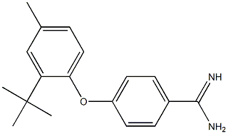 4-(2-tert-butyl-4-methylphenoxy)benzene-1-carboximidamide|