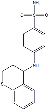 4-(3,4-dihydro-2H-1-benzothiopyran-4-ylamino)benzene-1-sulfonamide