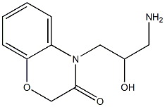  4-(3-amino-2-hydroxypropyl)-3,4-dihydro-2H-1,4-benzoxazin-3-one