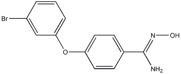 4-(3-bromophenoxy)-N'-hydroxybenzene-1-carboximidamide|