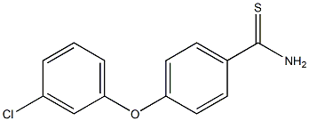 4-(3-chlorophenoxy)benzene-1-carbothioamide