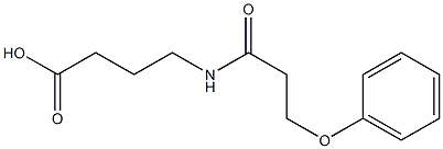 4-(3-phenoxypropanamido)butanoic acid