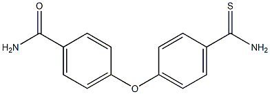 4-(4-carbamothioylphenoxy)benzamide,,结构式