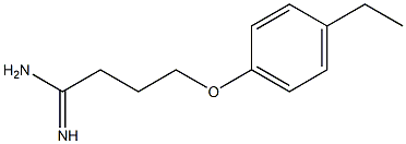 4-(4-ethylphenoxy)butanimidamide Struktur