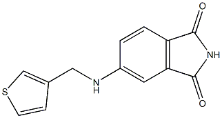 5-[(thiophen-3-ylmethyl)amino]-2,3-dihydro-1H-isoindole-1,3-dione|