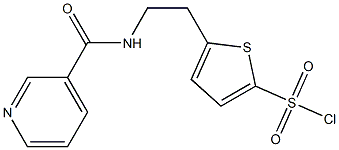 5-[2-(pyridin-3-ylformamido)ethyl]thiophene-2-sulfonyl chloride