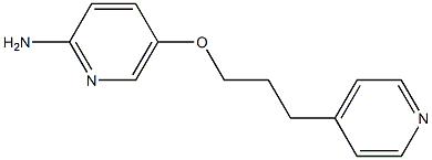 5-[3-(pyridin-4-yl)propoxy]pyridin-2-amine Struktur