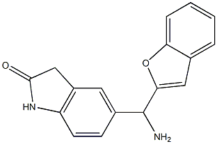 5-[amino(1-benzofuran-2-yl)methyl]-1,3-dihydro-2H-indol-2-one