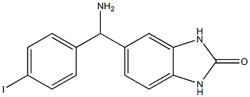5-[amino(4-iodophenyl)methyl]-2,3-dihydro-1H-1,3-benzodiazol-2-one