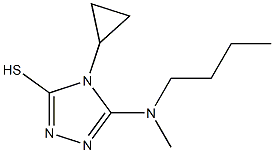 5-[butyl(methyl)amino]-4-cyclopropyl-4H-1,2,4-triazole-3-thiol