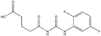 5-{[(2,5-difluorophenyl)carbamoyl]amino}-5-oxopentanoic acid|