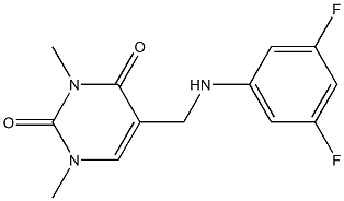  5-{[(3,5-difluorophenyl)amino]methyl}-1,3-dimethyl-1,2,3,4-tetrahydropyrimidine-2,4-dione