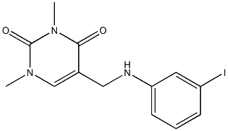 5-{[(3-iodophenyl)amino]methyl}-1,3-dimethyl-1,2,3,4-tetrahydropyrimidine-2,4-dione