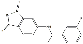 5-{[1-(3-fluorophenyl)ethyl]amino}-2,3-dihydro-1H-isoindole-1,3-dione